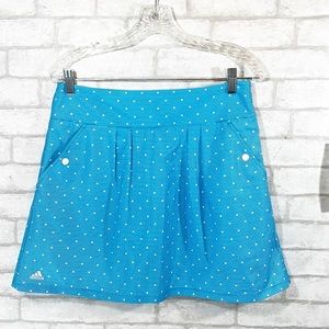 Adidas clima cool stripe square print skort size 2